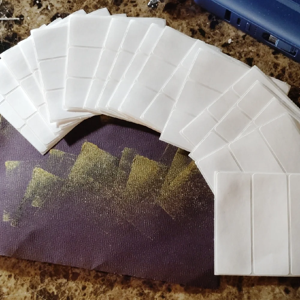White Adhesive Labels